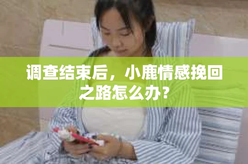 调查结束后，小鹿情感挽回之路怎么办？