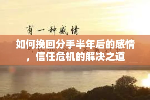 如何挽回分手半年后的感情，信任危机的解决之道