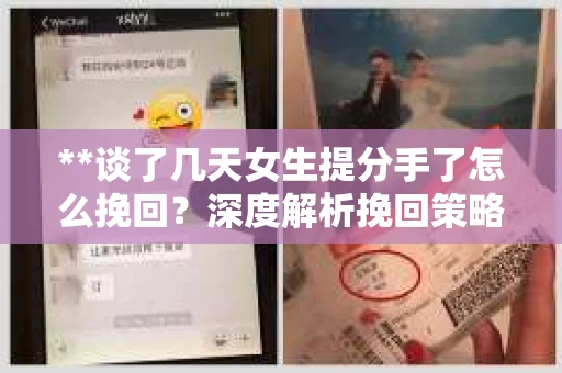 **谈了几天女生提分手了怎么挽回？深度解析挽回策略**