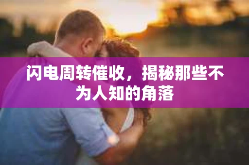 闪电周转催收，揭秘那些不为人知的角落