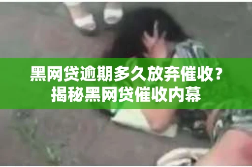 黑网贷逾期多久放弃催收？揭秘黑网贷催收内幕