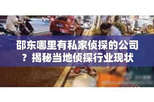 邵东哪里有私家侦探的公司？揭秘当地侦探行业现状