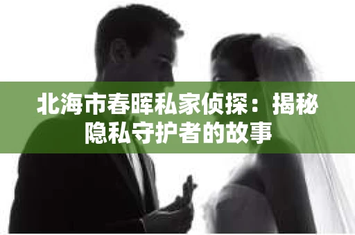北海市春晖私家侦探：揭秘隐私守护者的故事