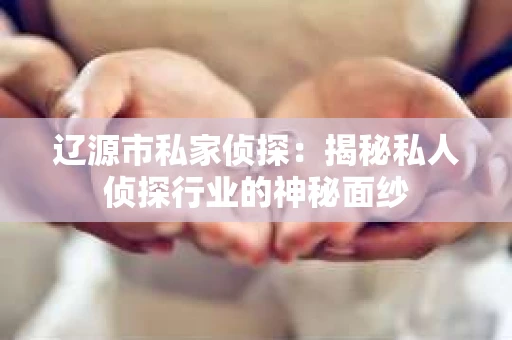 辽源市私家侦探：揭秘私人侦探行业的神秘面纱