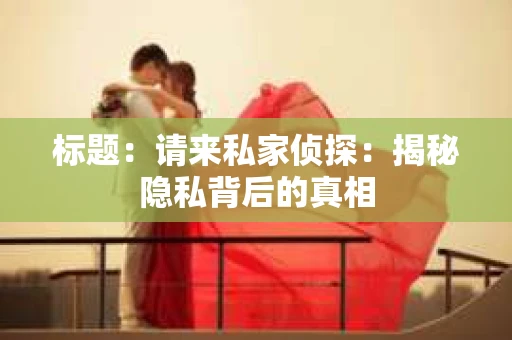 标题：请来私家侦探：揭秘隐私背后的真相