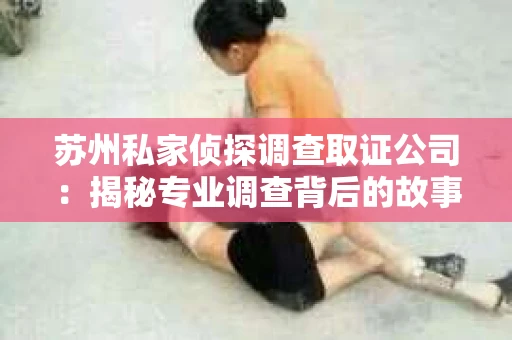 苏州私家侦探调查取证公司：揭秘专业调查背后的故事