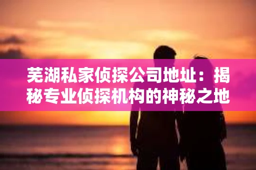 芜湖私家侦探公司地址：揭秘专业侦探机构的神秘之地