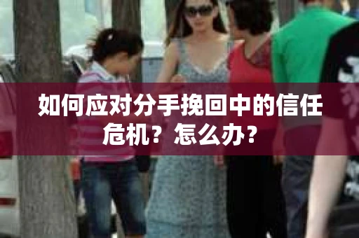 如何应对分手挽回中的信任危机?怎么办? 如何应对分手挽回中的信任危机?怎么办?