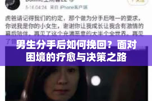 男生分手后如何挽回？面对困境的疗愈与决策之路