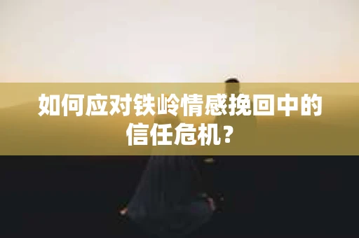 如何应对铁岭情感挽回中的信任危机? 如何应对铁岭情感挽回中的信任危机?