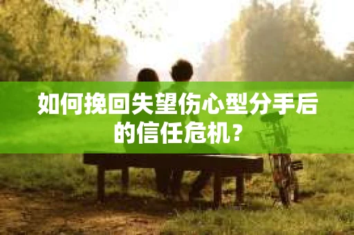 如何挽回失望伤心型分手后的信任危机？